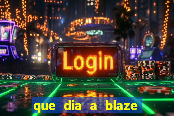 que dia a blaze paga o cashback